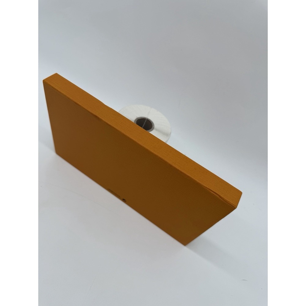 Authentic Louis Vuitton Empty Magnetic Gift Box Small Orange LV Storage 10" - Picture 8 of 11